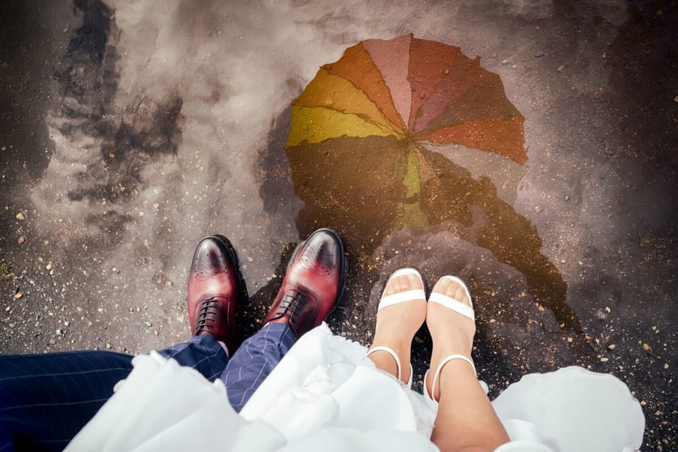 Boda, Lluvia, Celebración, MundoNow, Podcast