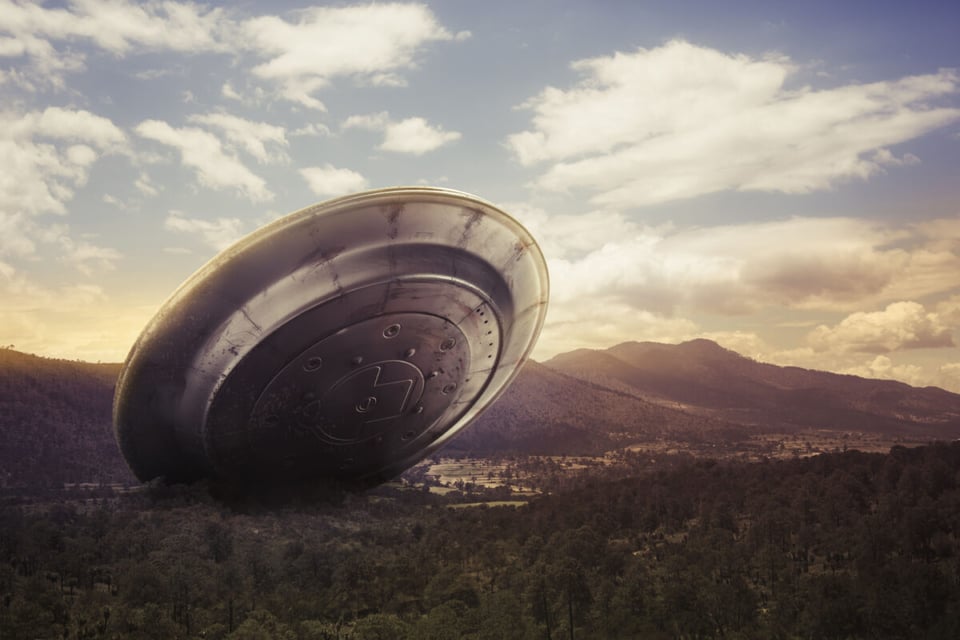 UFO crashed on Earth