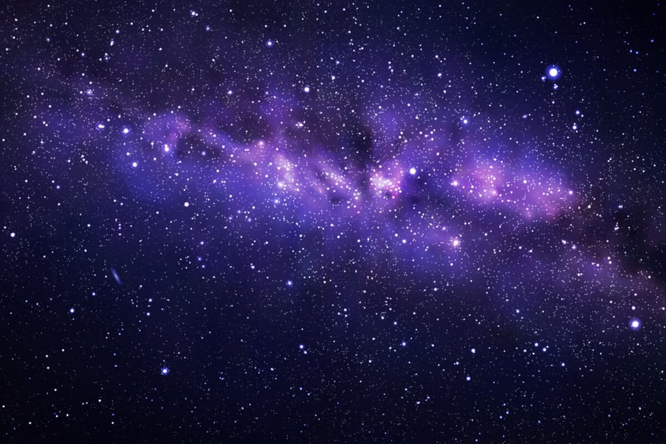 Galaxia púrpura