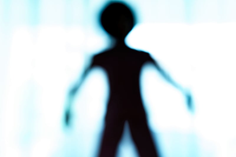 Silueta de alien, Travis Walton, Extraterrestre, Huella OVNI, Podcast