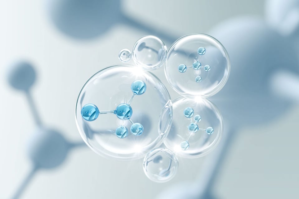 Blue color molecule