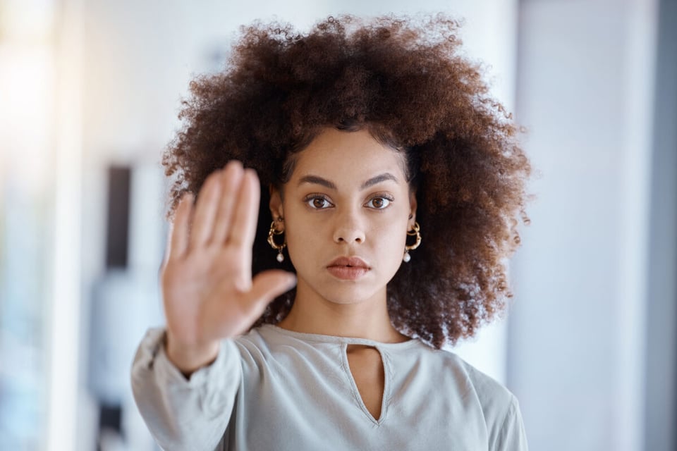 Woman, Tall, Hand, Recovery, Podcast