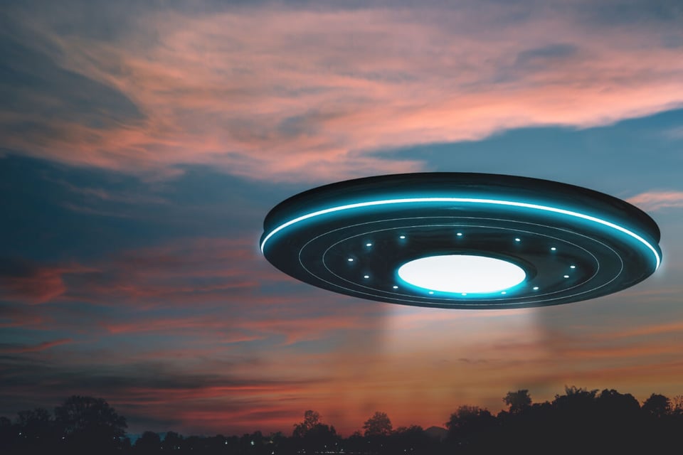 UFO, Forest, Sky, Julio Chamorro, Podcast