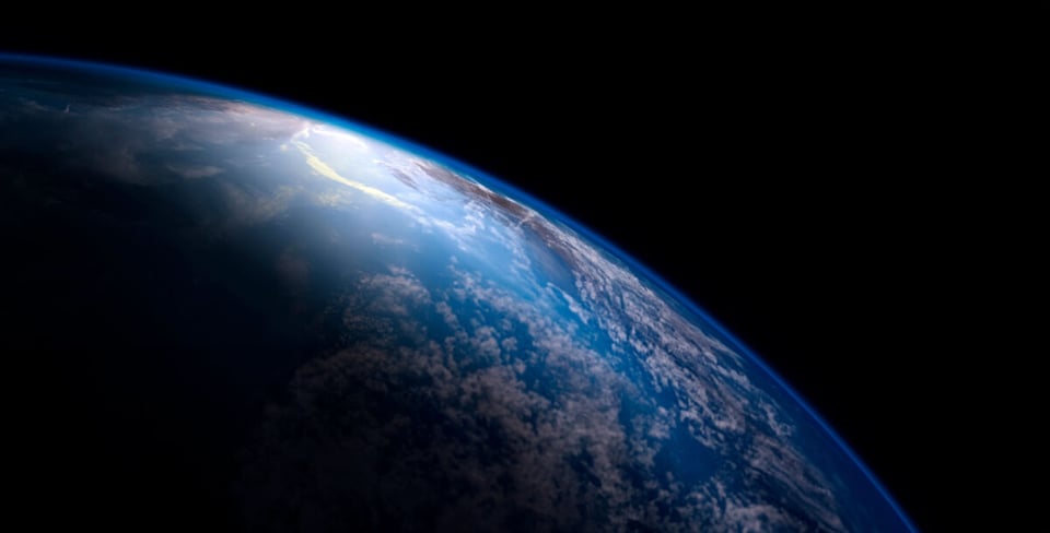 Earth view from space