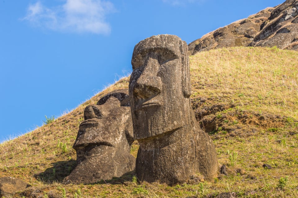 Statues, Moais, Field, Huella OVNI, MundoNow