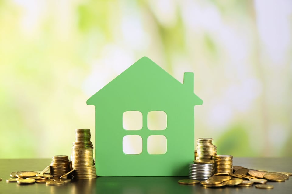 Green house, Gold coins, Housing, Windows, MundoNow