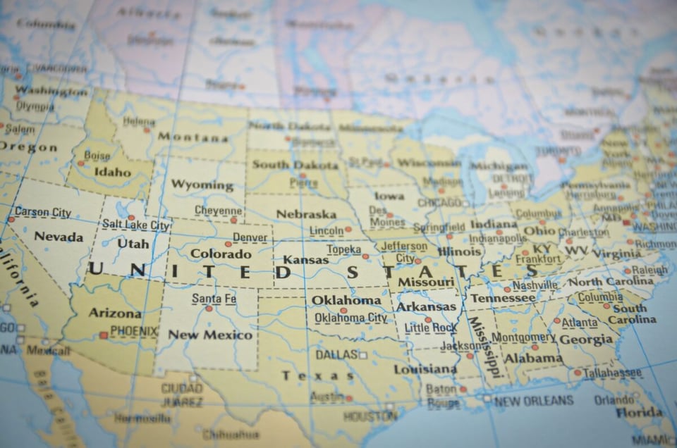 Map, United States, Counties, MundoNow, Podcast