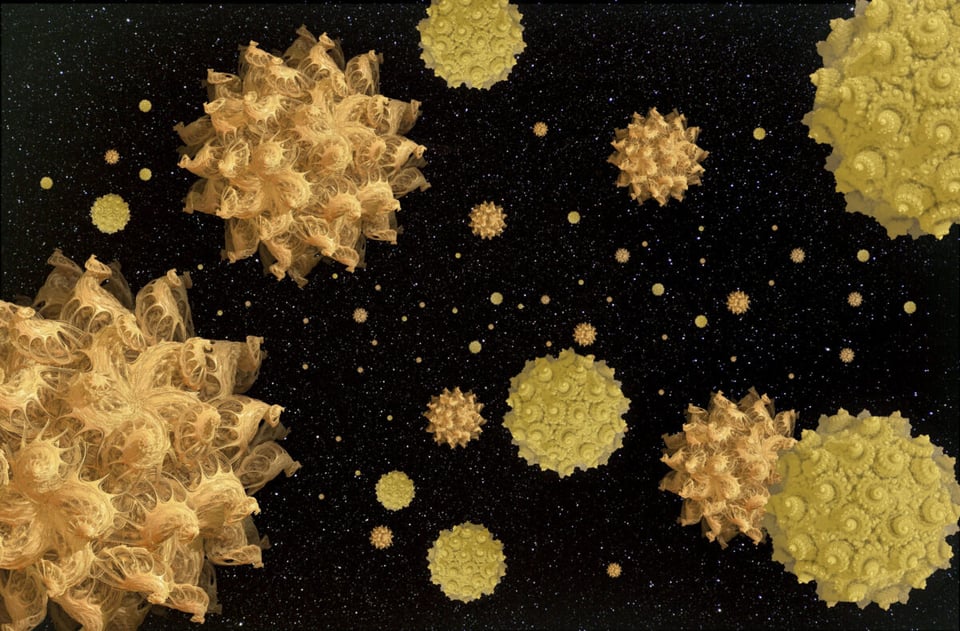 Semillas alienígenas de la teoría de la Panspermia