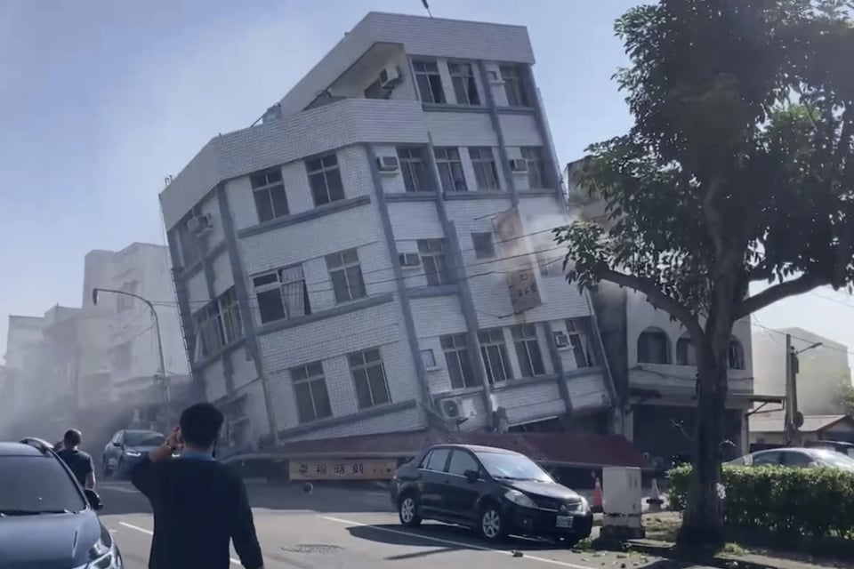Muestran los videos más impactantes tras el fuerte terremoto en Taiwán
