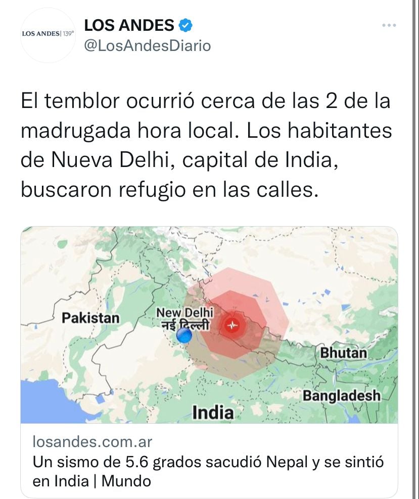 Así fue el fuerte sismo en Nepal