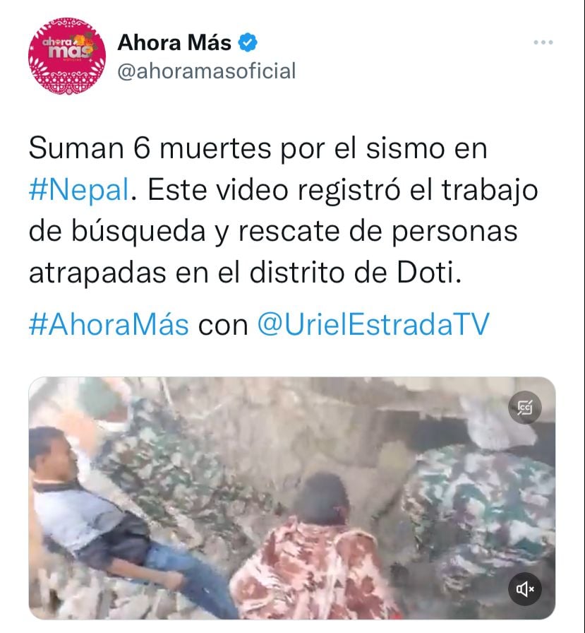 Videos mostraron el desastre tras el terremoto