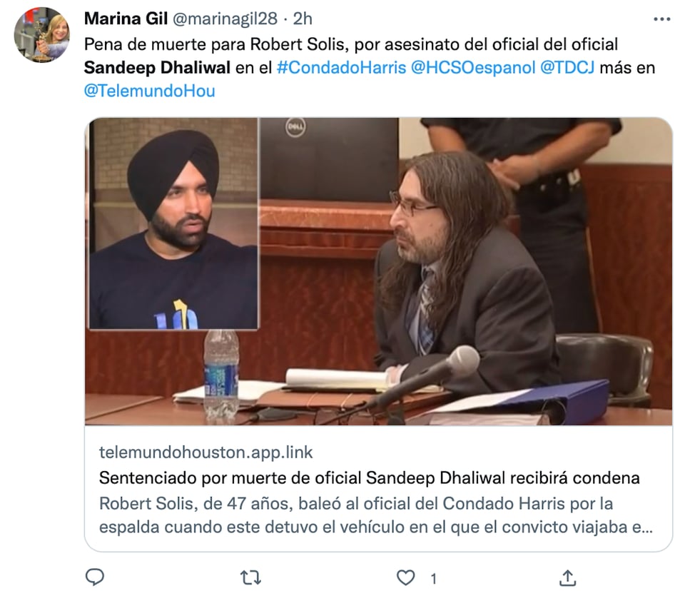 Sólo queda por cumplir la sentencia a la pena de muerte