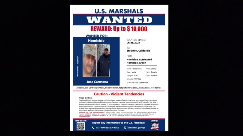 U.S. Marshals, se busca, el más buscado, recompensa, MundoNOW, Modesto