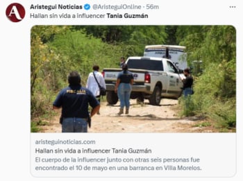 Influencer Tania Guzmán dies