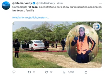 Comedian Teco dies