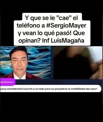 Sergio Mayer teléfono baño