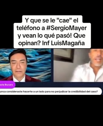 Sergio Mayer teléfono baño
