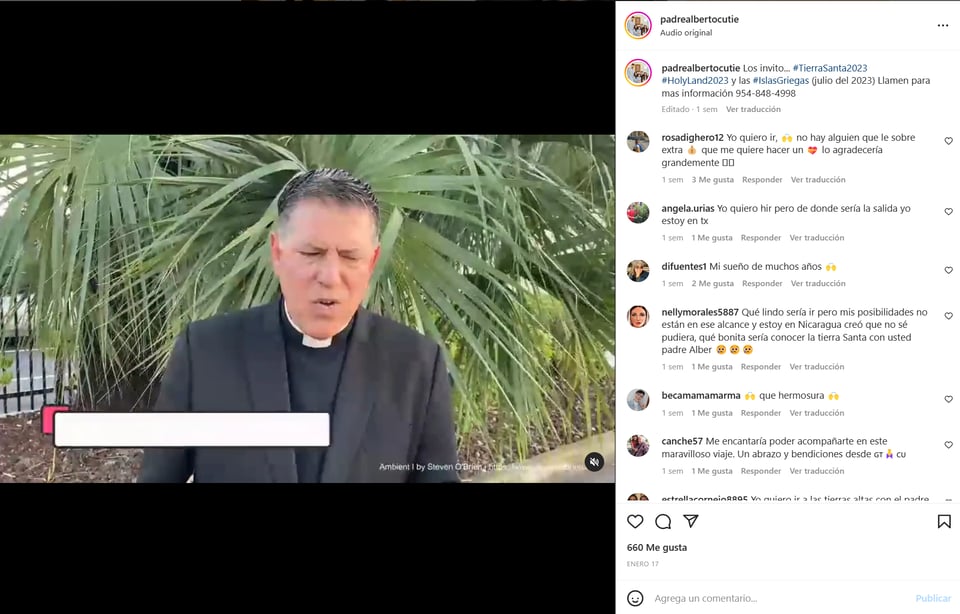 Padre Alberto enfermo sinusitis