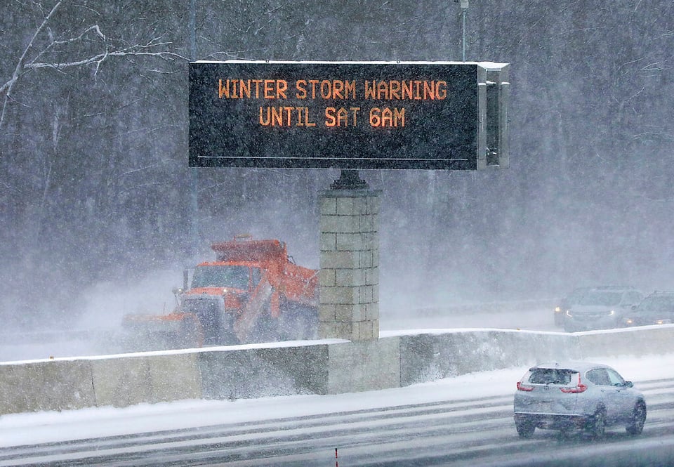 Frío Nieve Estados Unidos