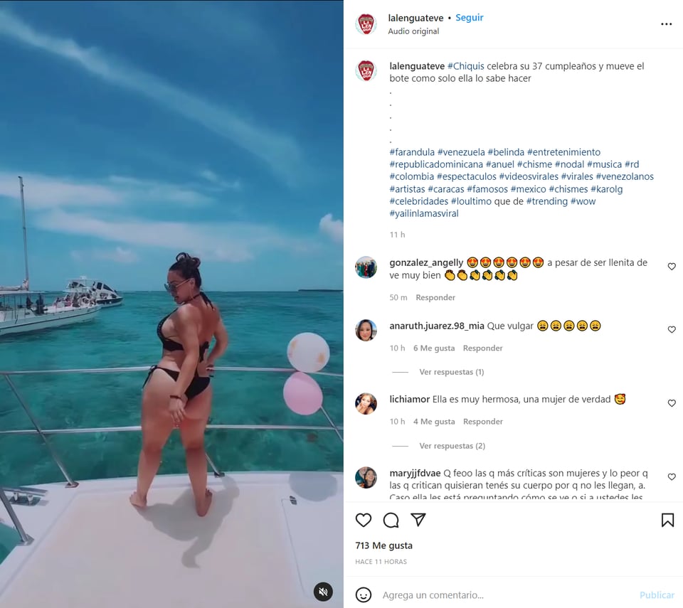 Chiquis Rivera cumpleaños bikini