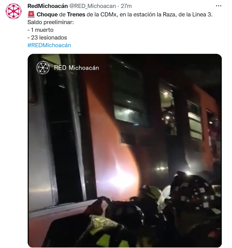 Accidente metro