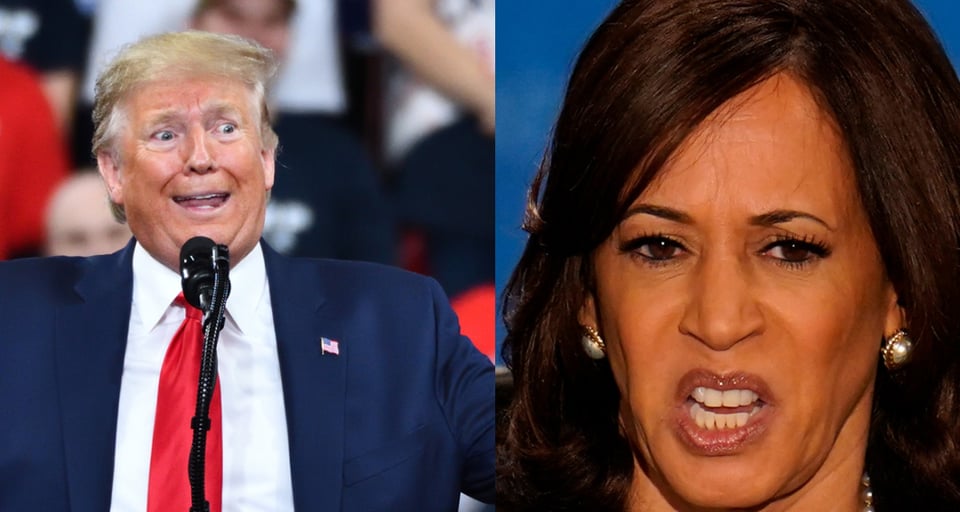 Trump dice que será más fácil vencer a Harris