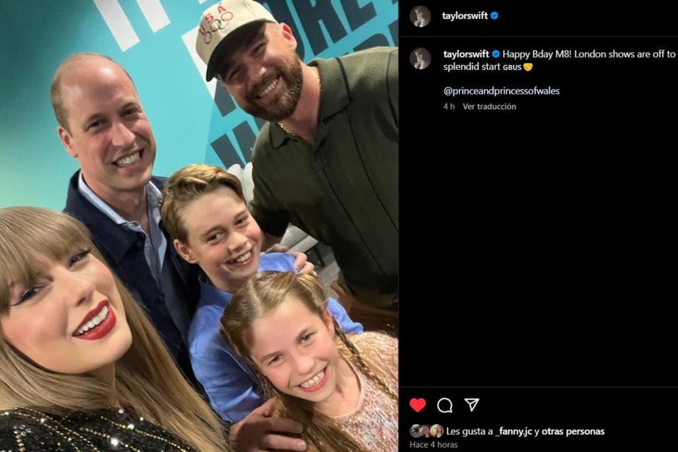 Taylor Swift Alongside Royalty, concert, Prince William, Charlotte, George, Travis Kelce, MundoNOW