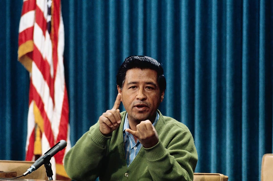 derechos laborales, trabajadores agrícolas, César Chávez, hispanos, trabajadores agrícolas unidos