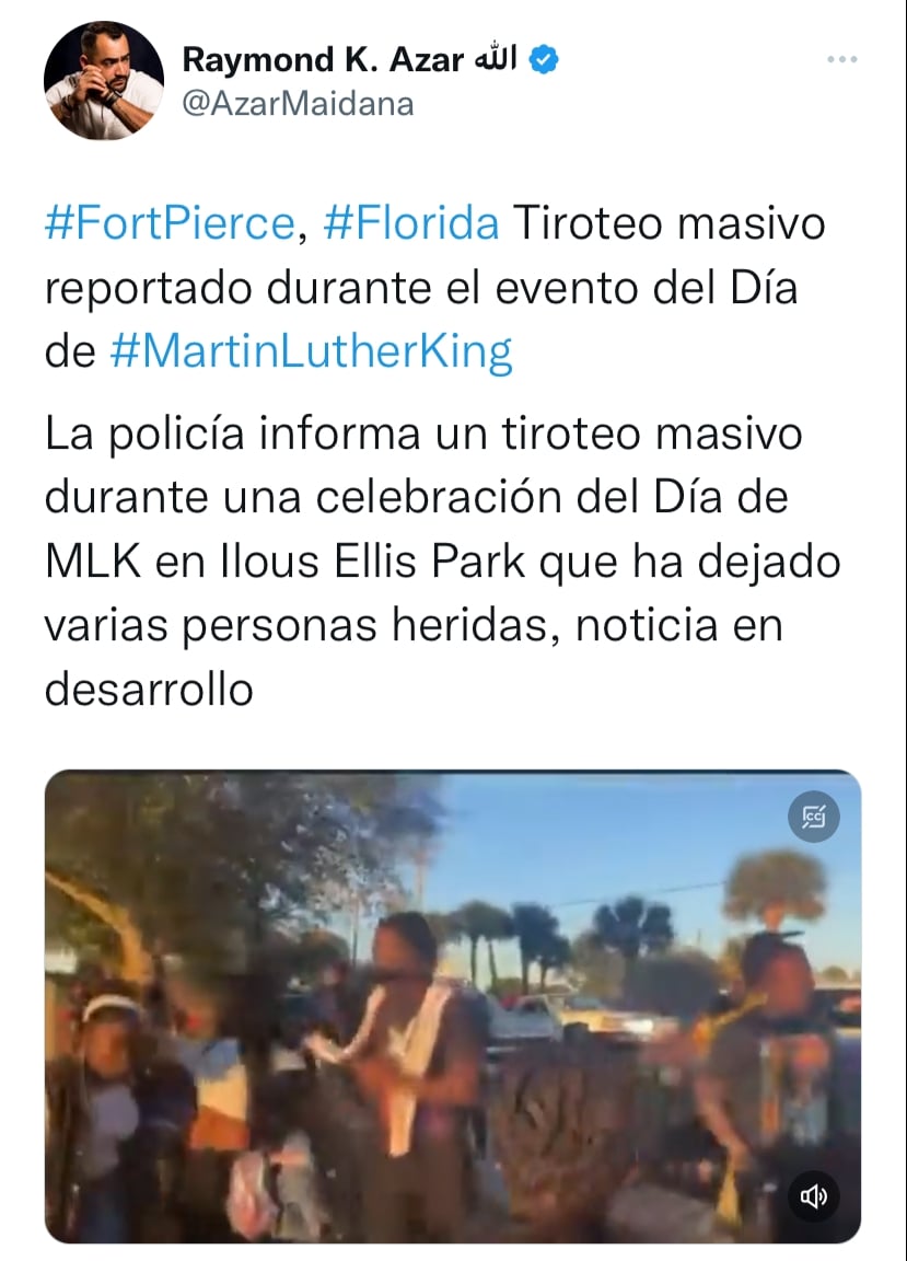 ¿Por qué se desató la balacera?