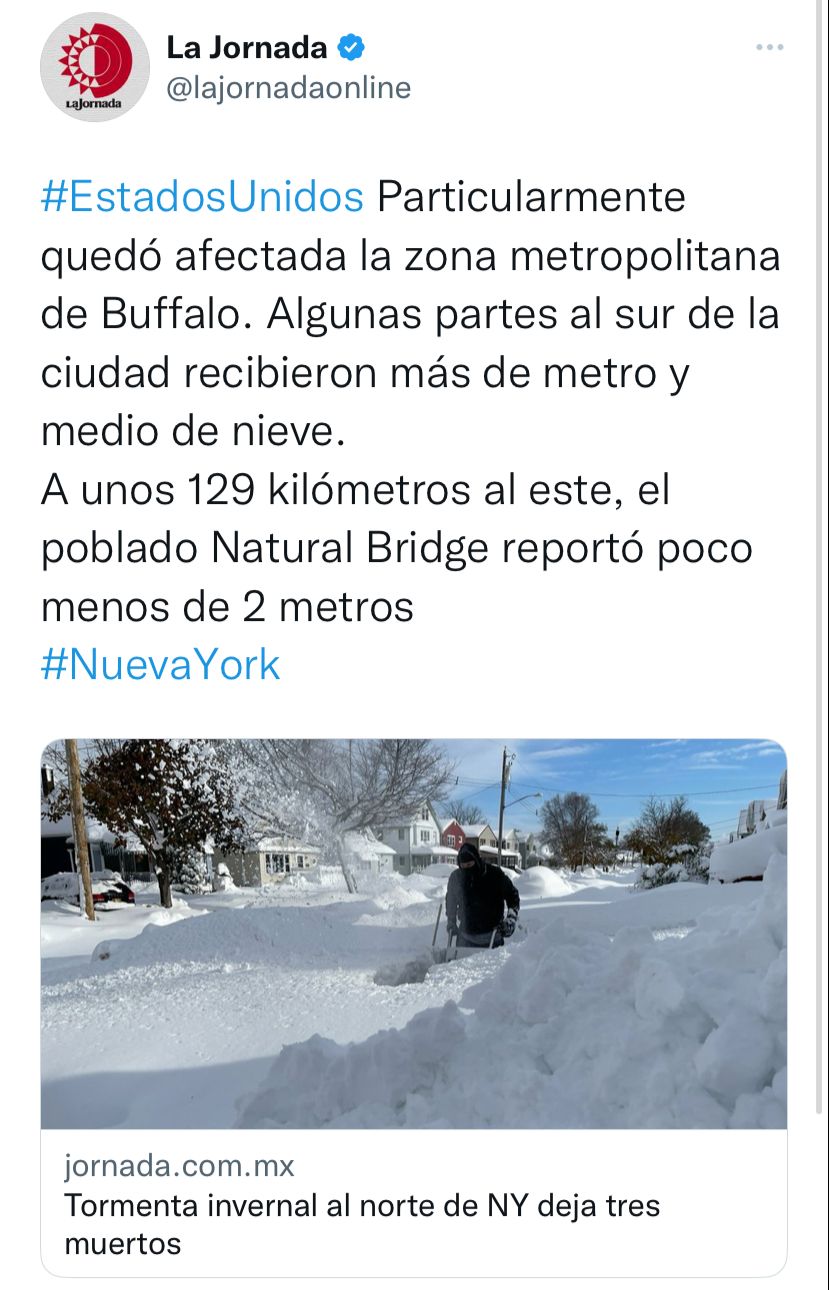 They reveal the consequences of the winter storm
