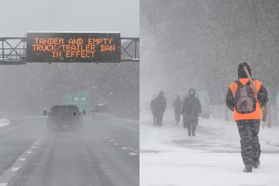 Nieve y lluvia helada azotarán la costa este de EEUU durante el fin de semana