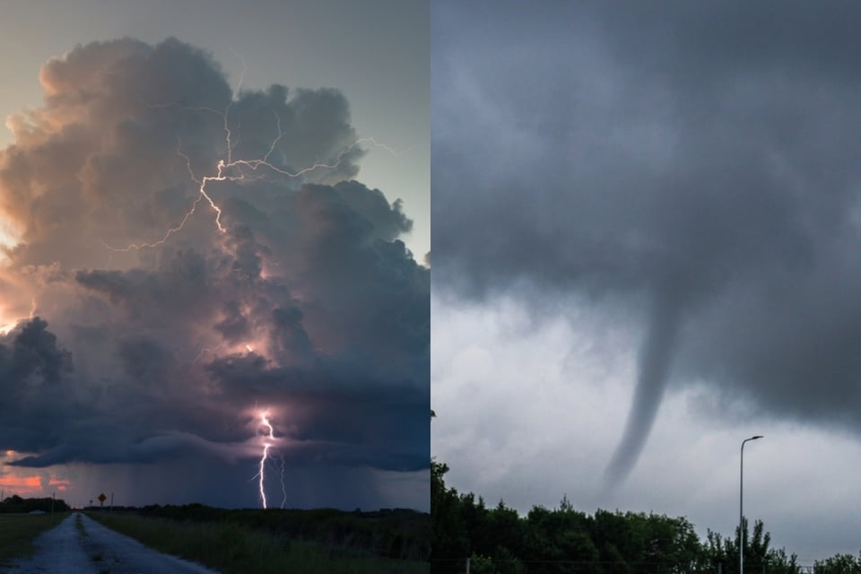 Se esperan tornados y clima severo en las llanuras y el Medio Oeste