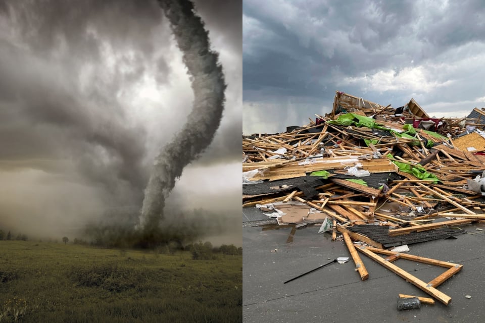 Muestran devastación por tornados y lanzan nueva alerta