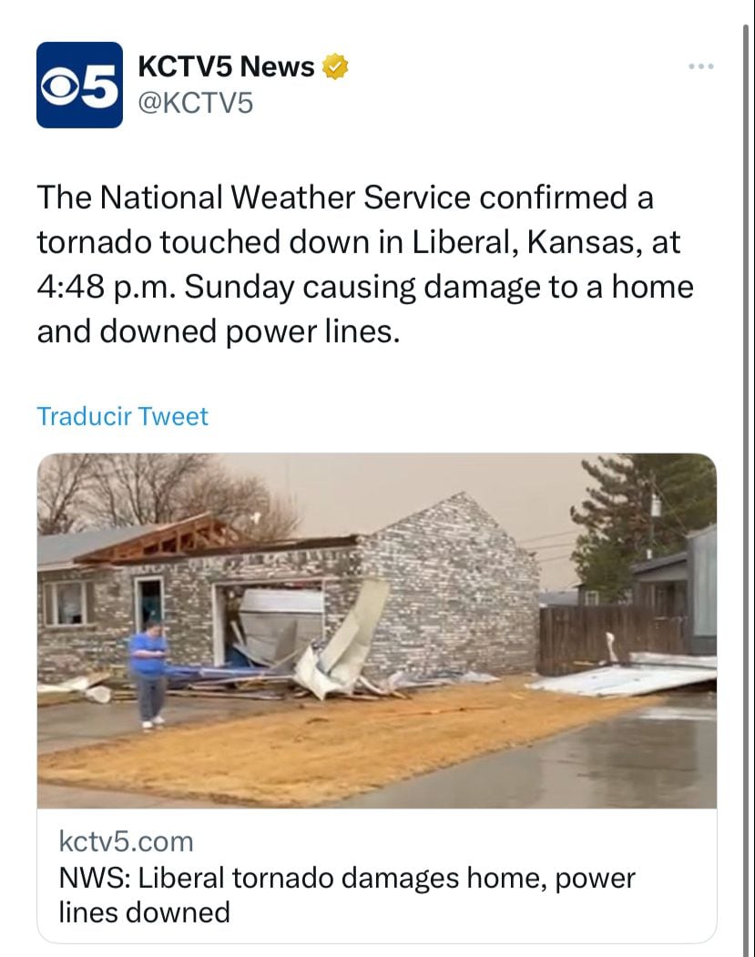 Más clima severo en EEUU