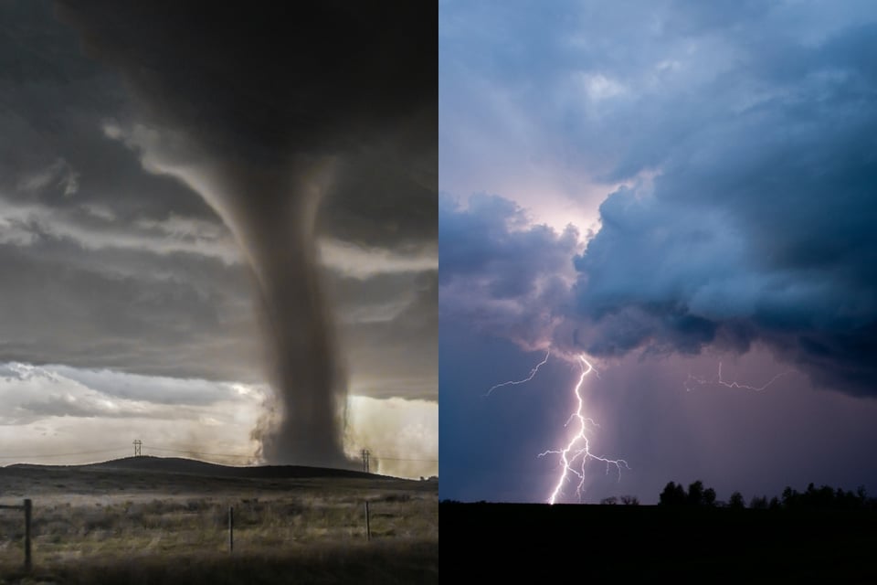 Emiten alerta por vientos fuertes y tornado