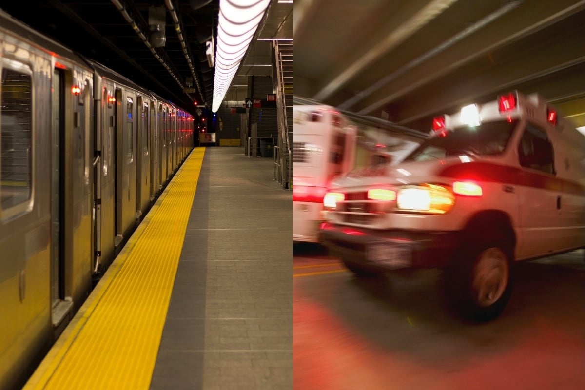 Mujer pierde las piernas al ser atropellada por tren tras presunta discusión con pareja