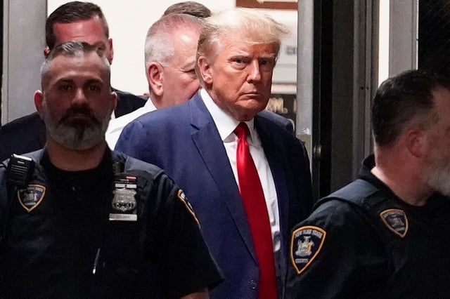 Historic! Donald Trump has his mug shot taken in Georgia