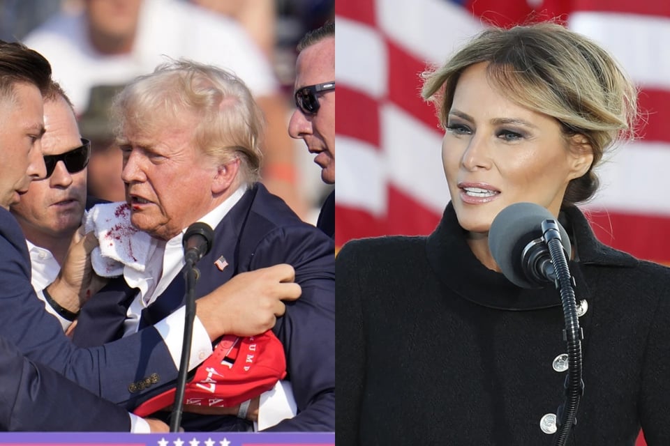 Melania Trump pensó que se quedaría viuda al ver el ataque a su esposo