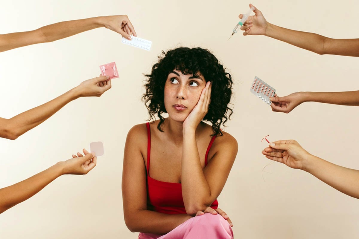 Types of birth control, woman, choices