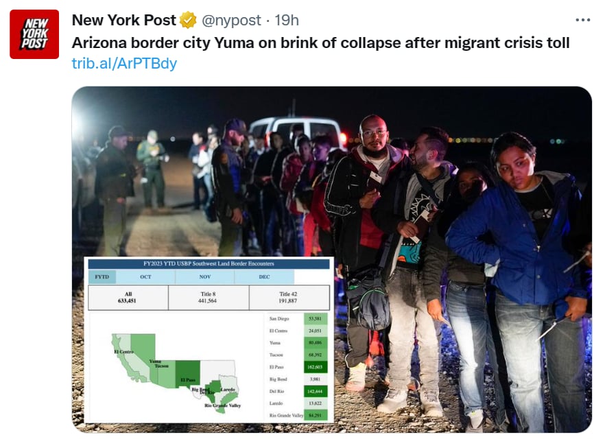 Inmigrantes Yuma Arizona