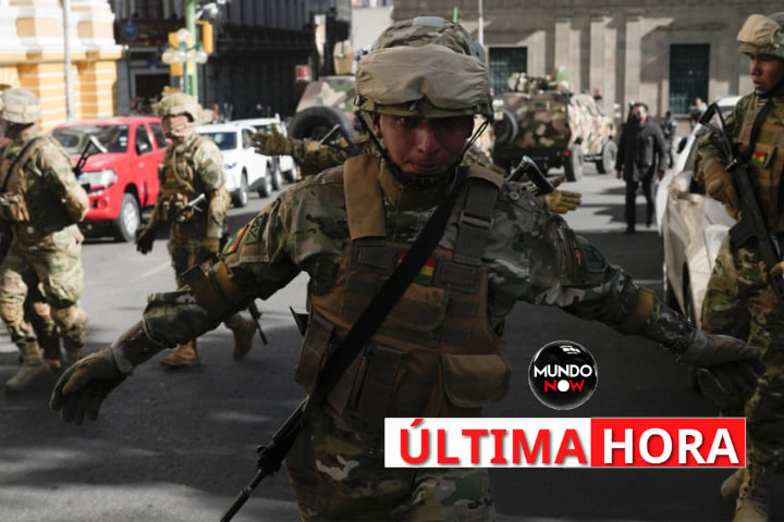 En marcha, intento de golpe de Estado en Bolivia (FOTOS)