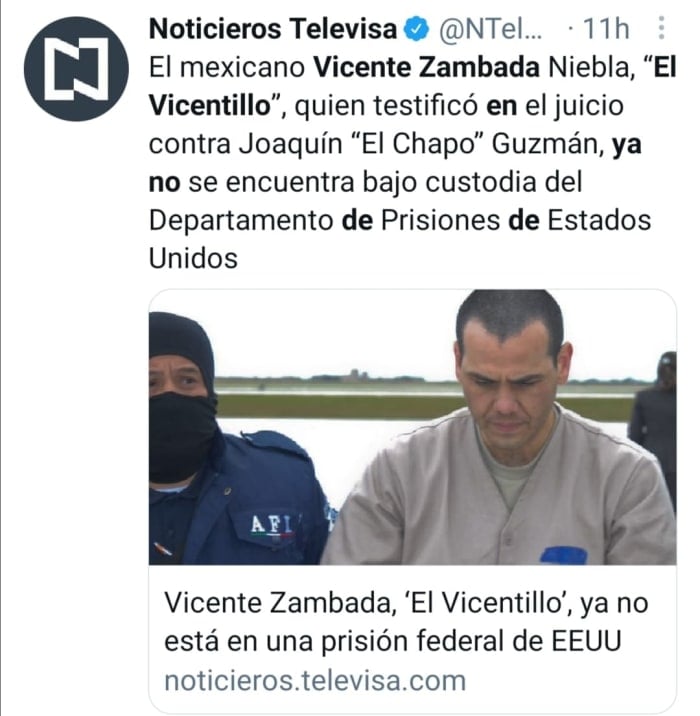 Vicente Zambada prison