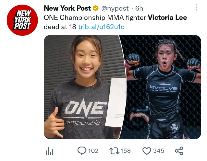 fue coronada como campeona mundial juvenil en las artes marciales mixtas