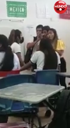 Maltrata y amenaza estudiantes