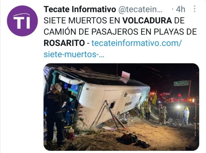 Bus rollover