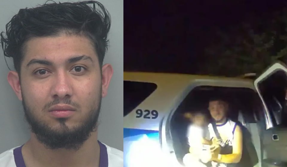 El inmigrante Alessio Vaduva es arrestado tras persecución policial con un niño en brazos