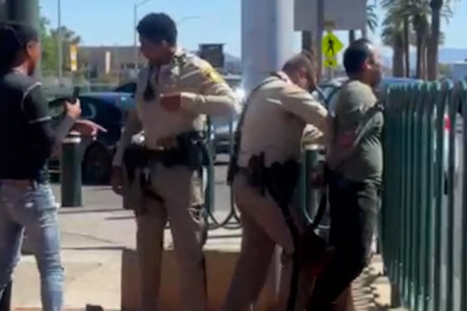 vendedor mexicano, detenido, policía, Las Vegas, MundoNow