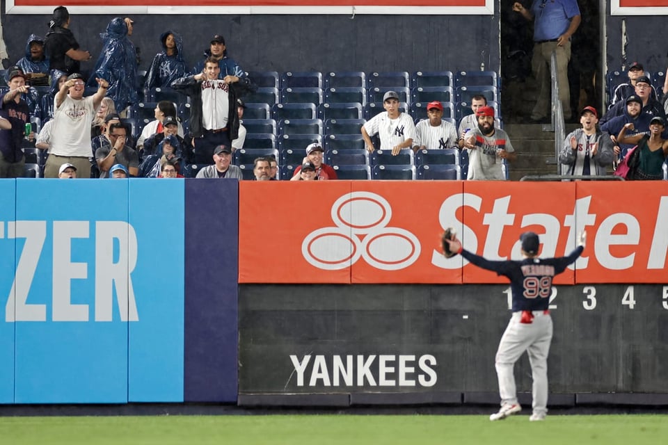 Verdugo attacked in Yankee Stadium, fan is vetoed by MLB