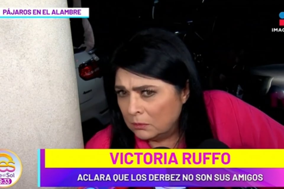 Victoria Ruffo pleito Derbez, problemas familiares, actriz, revelación, invitación, mundonow