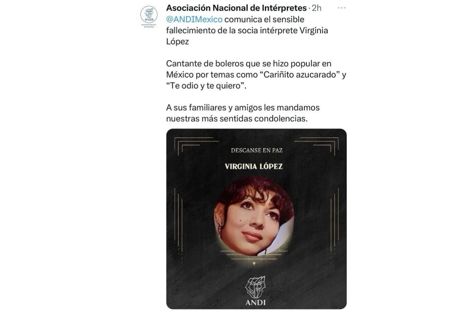 Virginia Lopez, música, voz, bolero, MundoNow